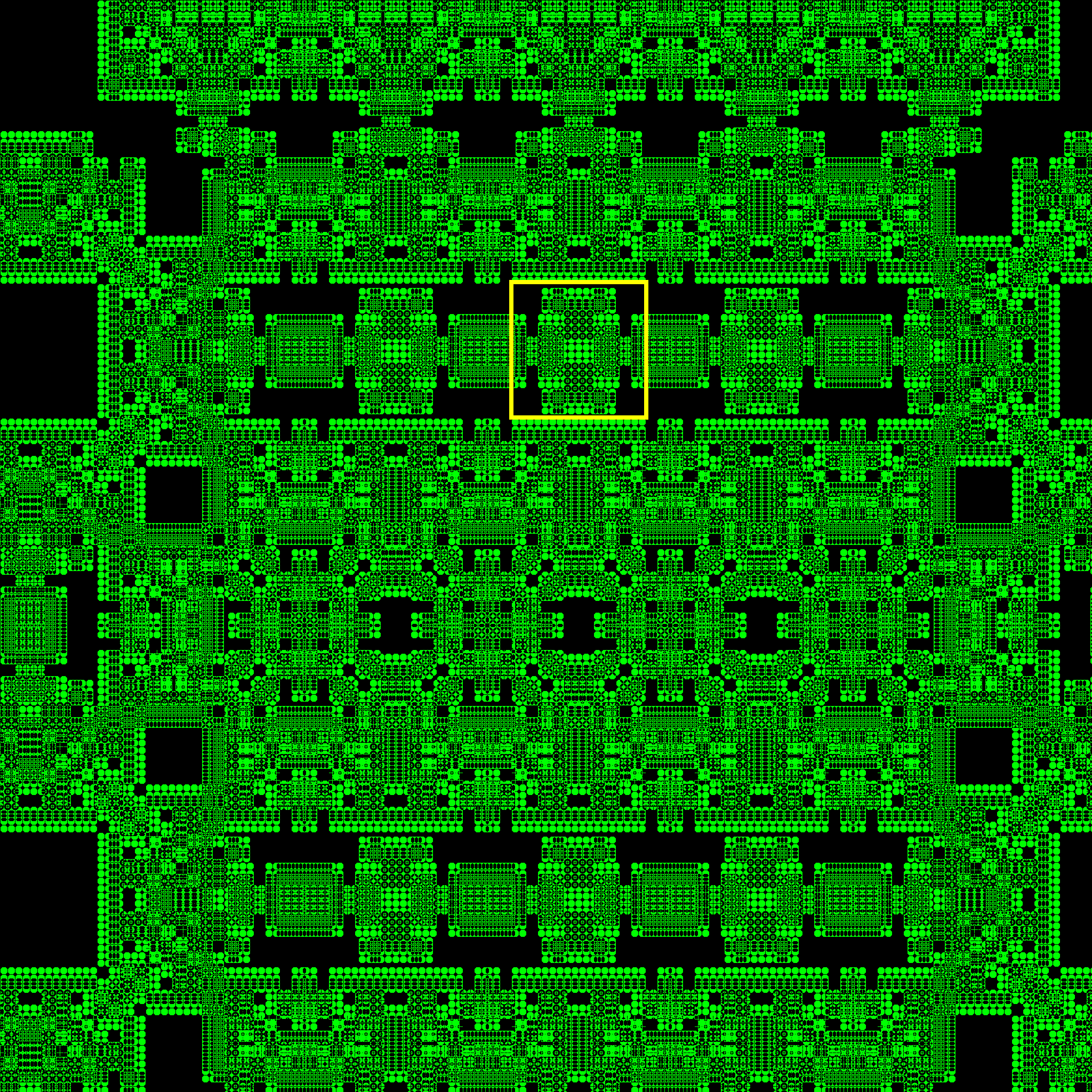 Complex biological network graph showing interconnected nodes representing biological interactions
